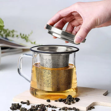 Delicate Strainer Tea Cup 420ml